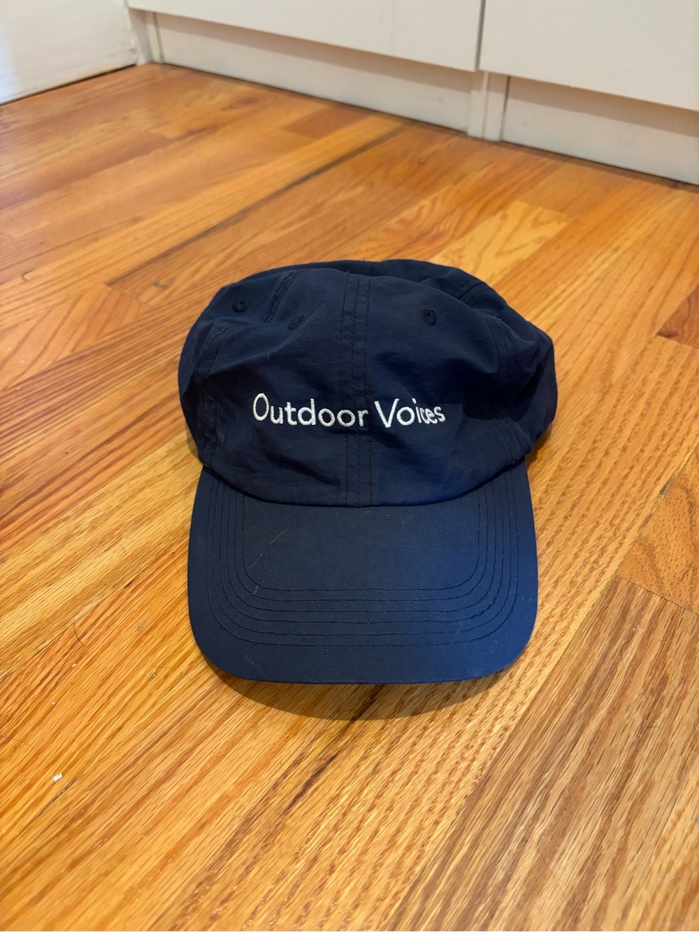 Outdoor Voices Navy Logo Cap